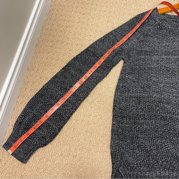 Oak + Fort Dark Grey Oversized Knit Sweater - L - Picture 12 of 12